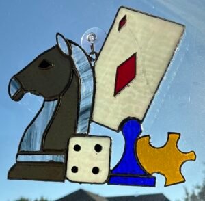 Another birthday gift, this time for a board-game loving friend.