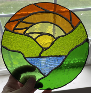 My very first piece. The biggest lesson I learned was that mistakes aren’t failures…they’re fixable, and even add depth and character to the piece. Now, when I notice imperfections in the pieces I make, I see the moments when I didn’t give up, and chose to keep going.